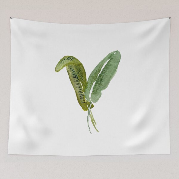 Item preview, Palm leaf watercolor illustration single object designed and sold by Yana Mustafina | Boho Soulful Designs.
