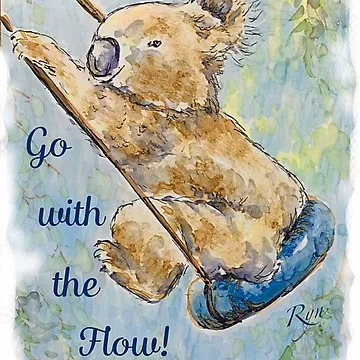 Artwork thumbnail, Go with the flow by WrenCottage