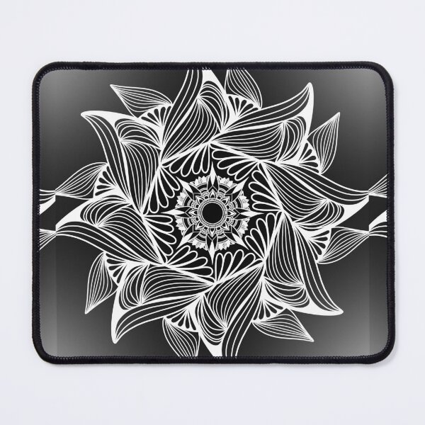 Item preview, Black and white mandala designed and sold by QuirkynCute.