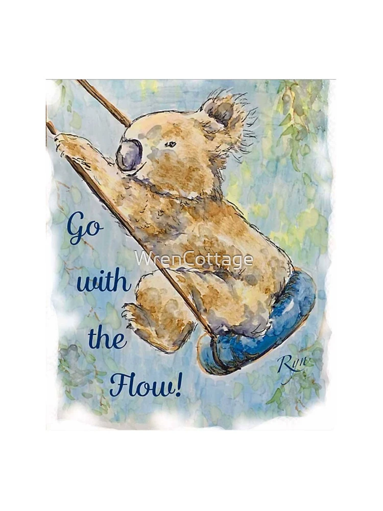 Thumbnail 4 of 4, Samsung Galaxy Phone Case, Go with the flow designed and sold by WrenCottage.