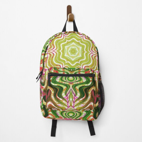 Item preview, Hippie Vibes Kaleidoscope Abstract Radial Symmetry Pattern Boho Aesthetic Art 6 of 12 designed and sold by Beachy.