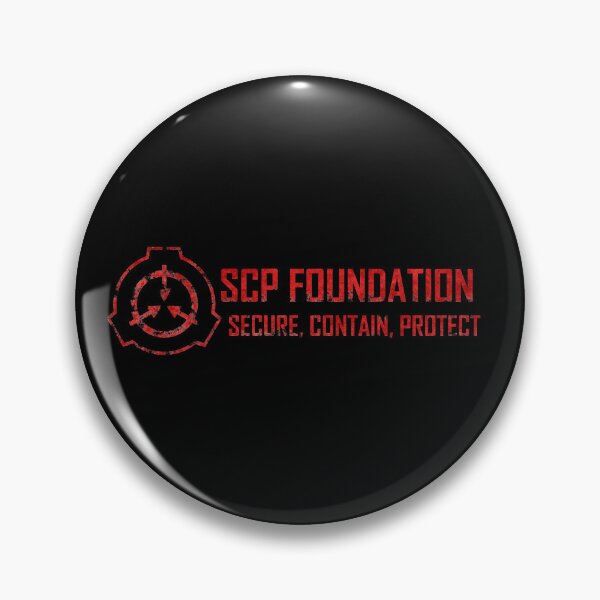 SCP-Secure, Contain, Protect - Foundation Themed Enamel Pins by