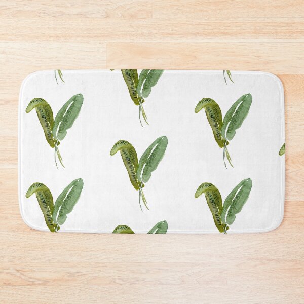 Item preview, palm leaf seamless pattern watercolor illustration designed and sold by Yana Mustafina | Boho Soulful Designs.