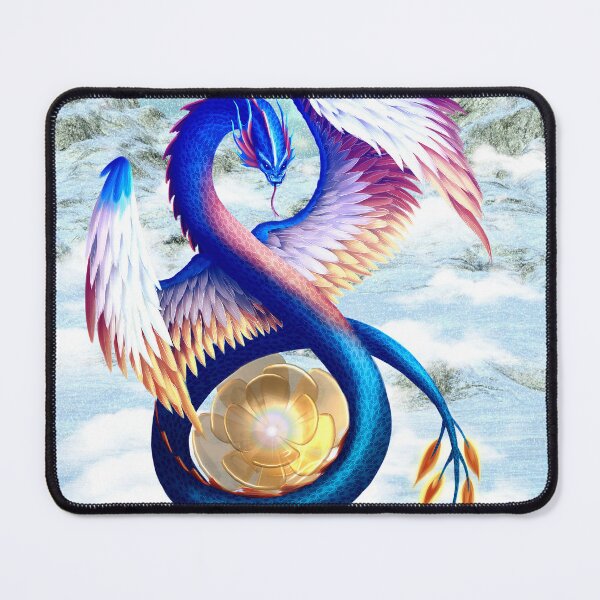 Item preview, A Christmas Dragon, fantasy art designed and sold by LoneAngel.