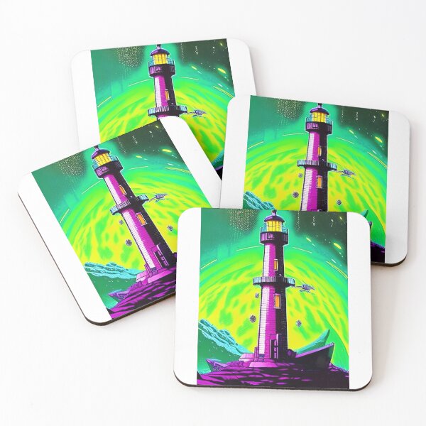 Item preview, Alien lighthouse landscape #5 designed and sold by Mitrodoros.