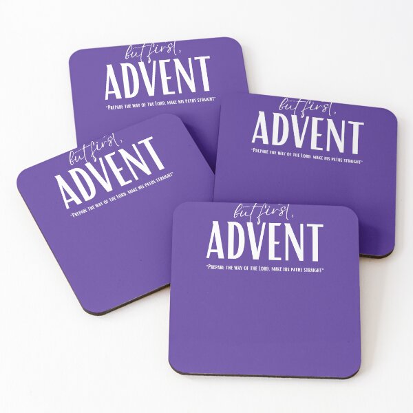 Item preview, But First, Advent (White) designed and sold by domusfidei.
