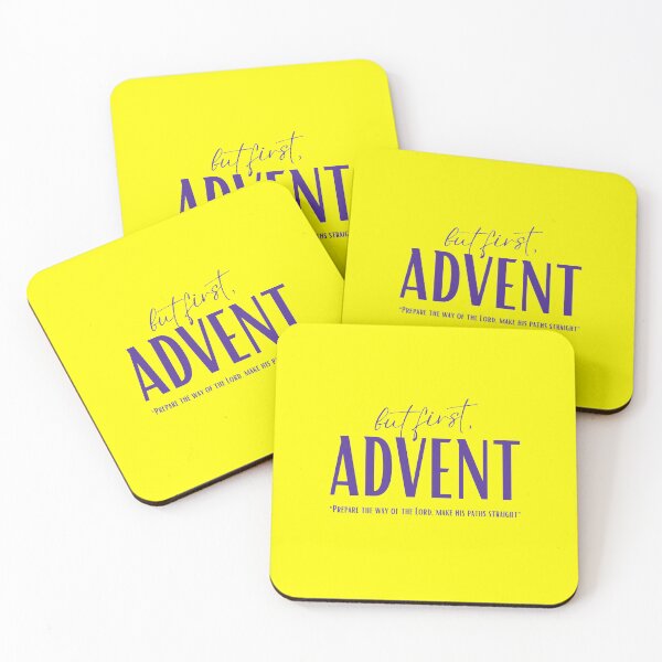 Item preview, But First, Advent (Purple) designed and sold by domusfidei.