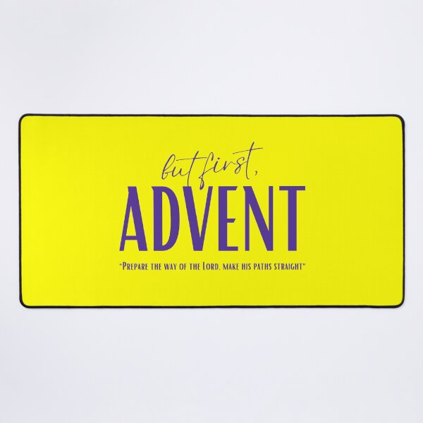 Item preview, But First, Advent (Purple) designed and sold by domusfidei.