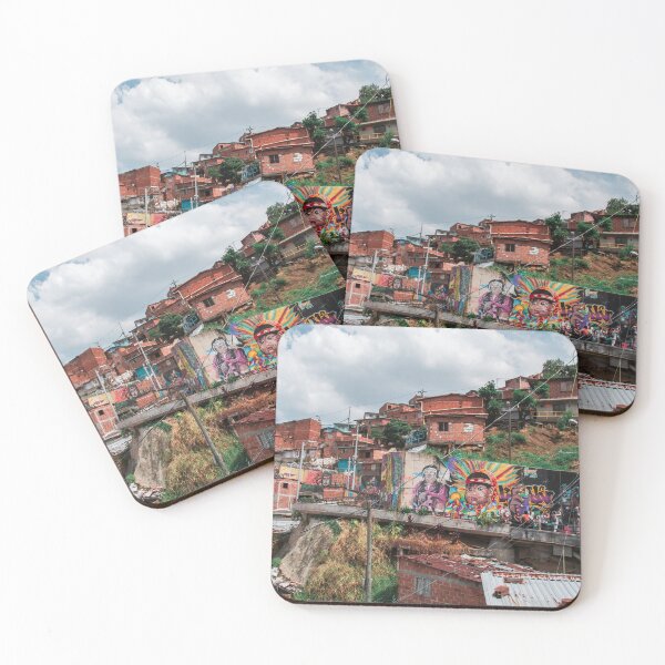 Aperçu de l'œuvre Comuna 13 Medellín créée et vendue par Travel Shop.