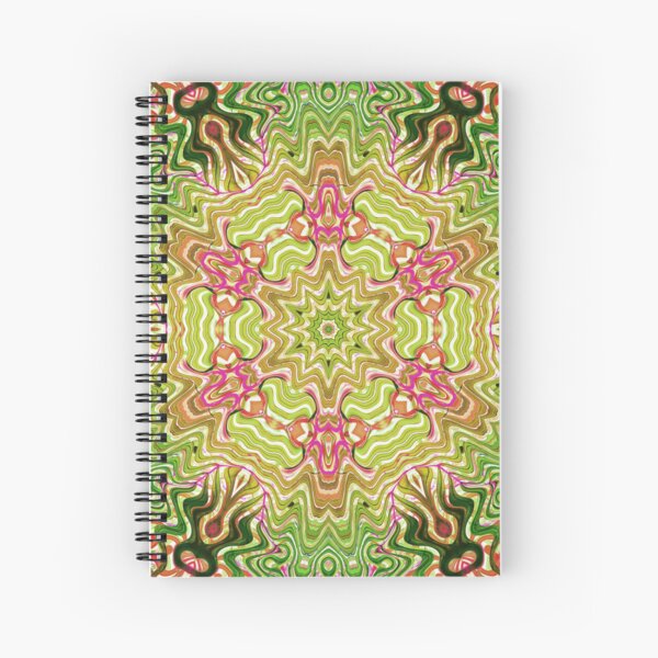 Item preview, Hippie Vibes Kaleidoscope Abstract Radial Symmetry Pattern Boho Aesthetic Art 7 of 12 designed and sold by Beachy.