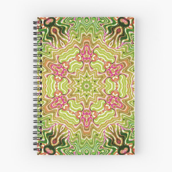 Item preview, Hippie Vibes Kaleidoscope Abstract Radial Symmetry Pattern Boho Aesthetic Art 7 of 12 designed and sold by Beachy.