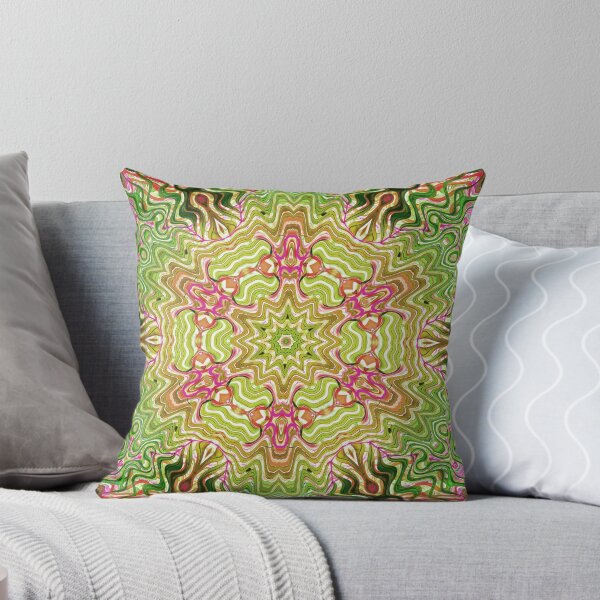 Item preview, Hippie Vibes Kaleidoscope Abstract Radial Symmetry Pattern Boho Aesthetic Art 7 of 12 designed and sold by Beachy.