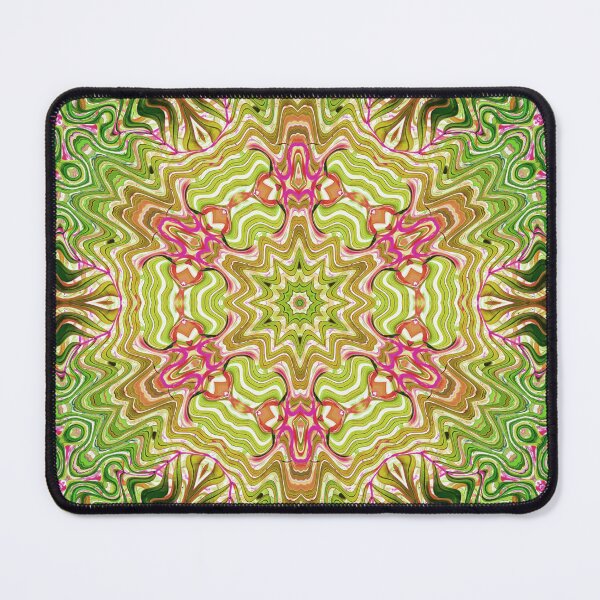Item preview, Hippie Vibes Kaleidoscope Abstract Radial Symmetry Pattern Boho Aesthetic Art 7 of 12 designed and sold by Beachy.