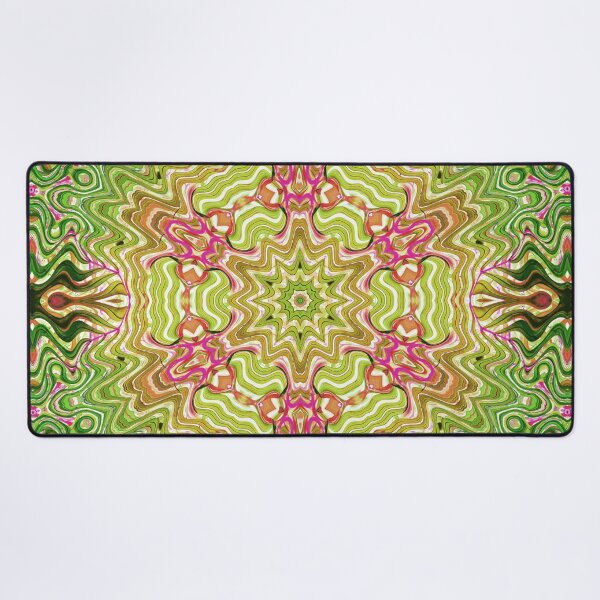 Item preview, Hippie Vibes Kaleidoscope Abstract Radial Symmetry Pattern Boho Aesthetic Art 7 of 12 designed and sold by Beachy.