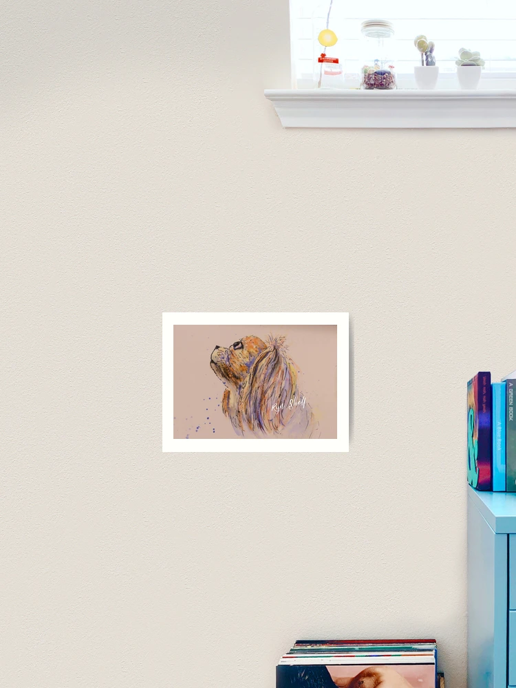 Thumbnail 2 of 3, Art Print, King Charles Spaniel designed and sold by WrenCottage.