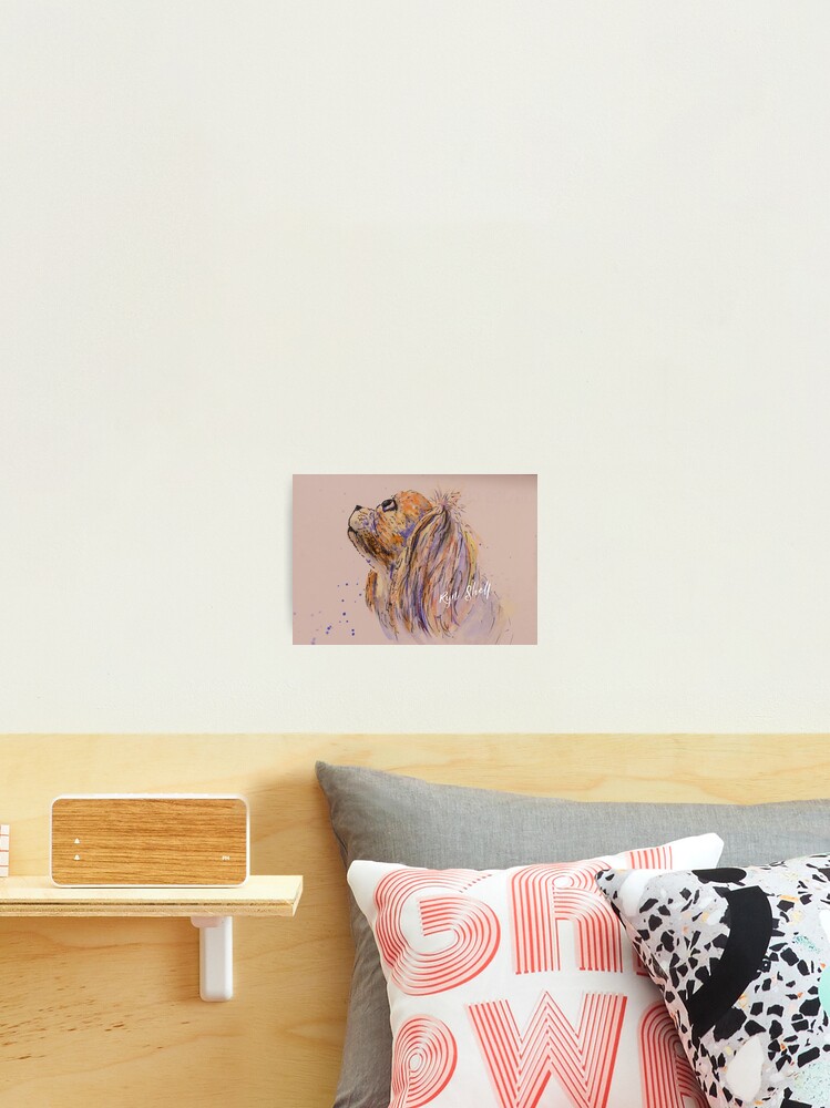 Thumbnail 2 von 3, Fotodruck, King-Charles-Spaniel designt und verkauft von RynShell.