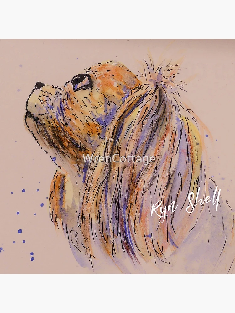 Thumbnail 5 of 5, Coasters (Set of 4), King Charles Spaniel designed and sold by WrenCottage.