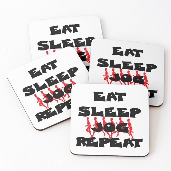Item preview, EAT SLEEP JOG REPEAT designed and sold by DomGDesign.