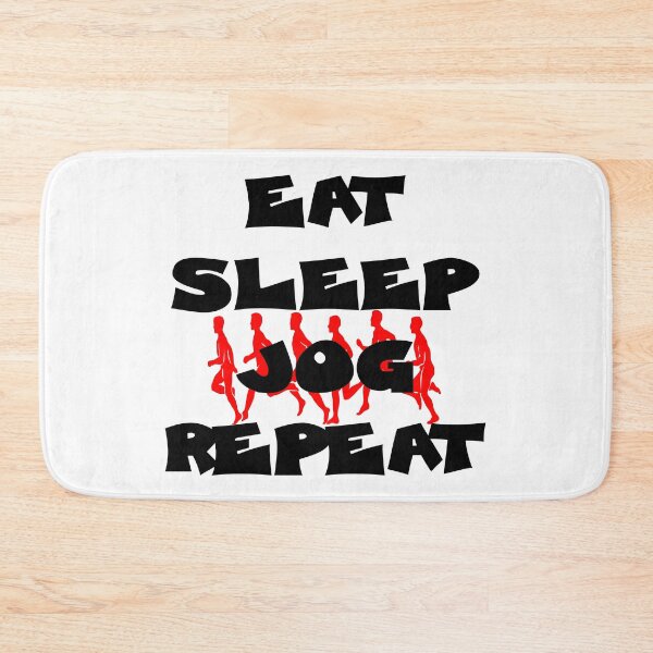 Item preview, EAT SLEEP JOG REPEAT designed and sold by DomGDesign.