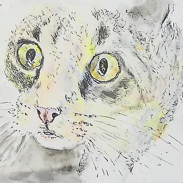 Artwork thumbnail, Wise Cat by WrenCottage