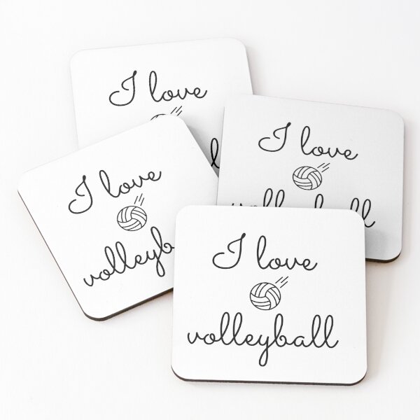 Item preview, I Love Volleyball designed and sold by Whimsy Works.
