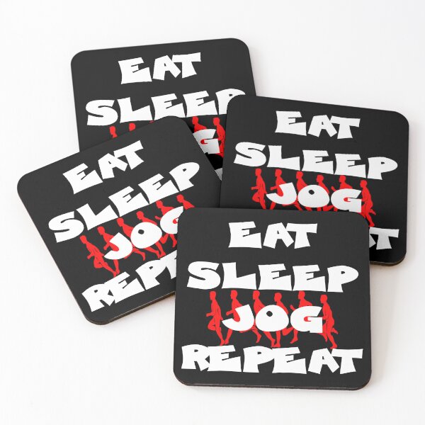 Item preview, EAT SLEEP JOG REPEAT designed and sold by DomGDesign.