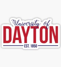university of dayton Sticker