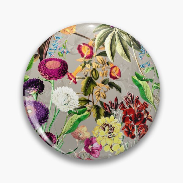 Artikelvorschau, Elegante exotische Blumen und Blätter Himmel, Blätter und Blumen tropischen Muster, botanische Illustration, beige florale Illustration entworfen und verkauft von ZeinabTaha.