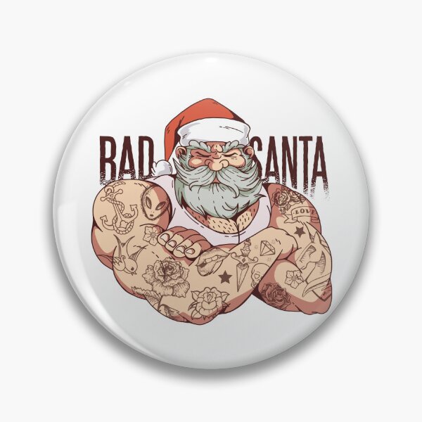 Item preview, BAD  SANTA CHRISTMAS XMAS GIFT T-SHIRT TEE SWEATER CASE STICKER designed and sold by Timcito.