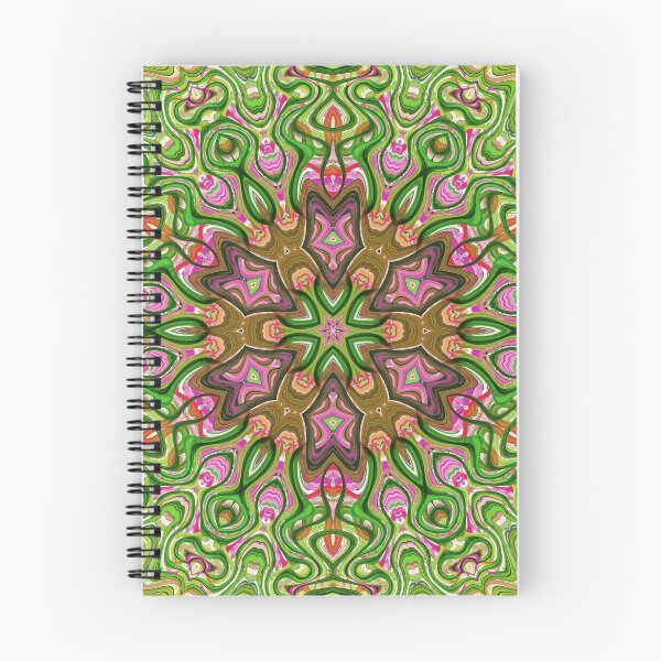 Item preview, Hippie Vibes Kaleidoscope Abstract Radial Symmetry Pattern Boho Aesthetic Art 8 of 12 designed and sold by Beachy.