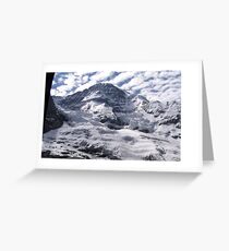 Northern Wall Of The Jungfrau (13,642 ft) Greeting Card