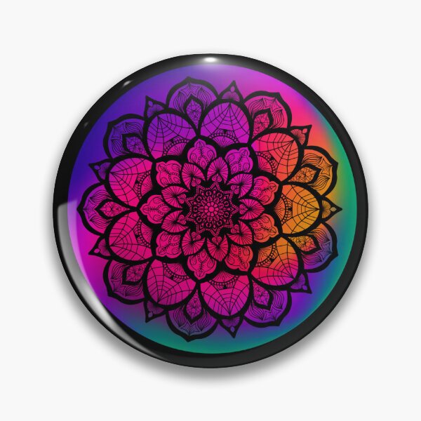 Item preview, Colourful mandala designed and sold by QuirkynCute.