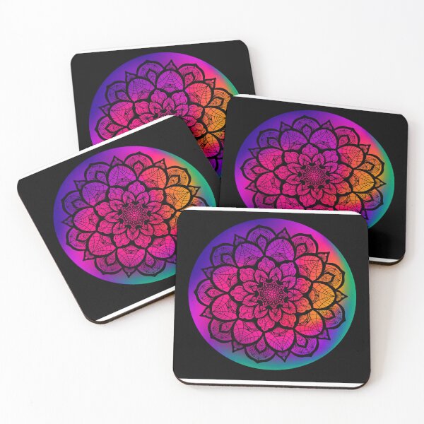 Item preview, Colourful mandala designed and sold by QuirkynCute.