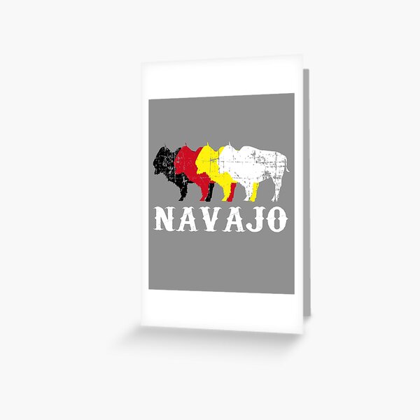 "Navajo Nation Navajoland Tribe Native American" Greeting Card for Sale