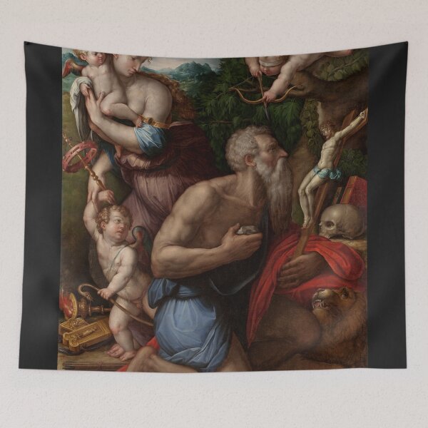 Item preview, Temptations of St Jerome - Giorgio Vasari  designed and sold by Vintage Designs +.