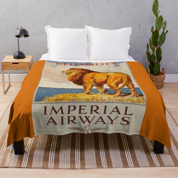 Item preview, IMPERIAL AIRWAYS : Vintage Reliable Flights Advertising Print designed and sold by posterbobs.