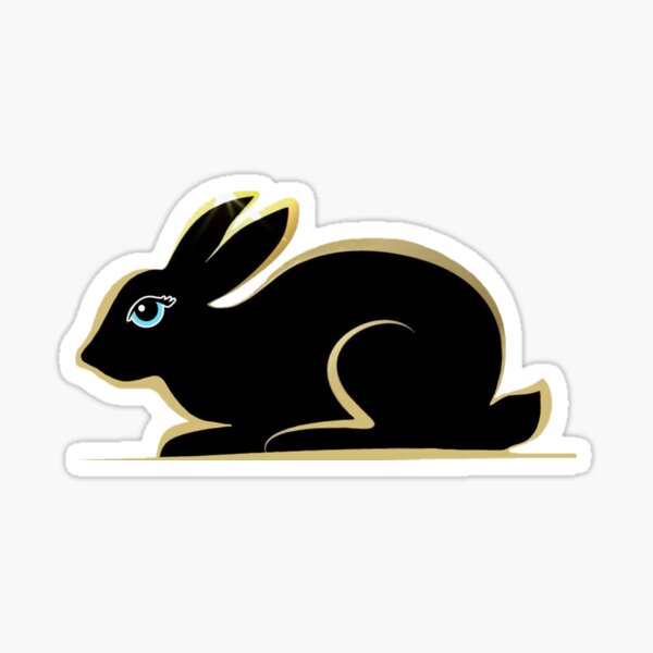 water rabbit, New Year 2023 Sticker