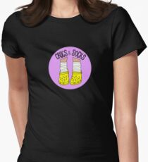 Crocs and Socks Women's Fitted T-Shirt