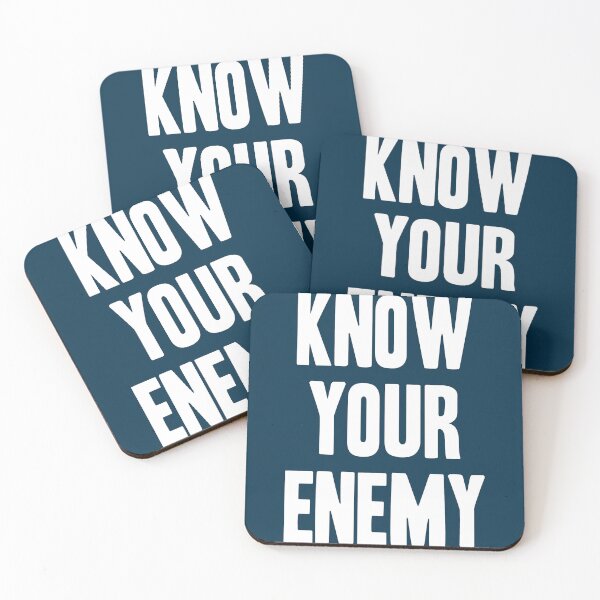 Item preview, Know Your Enemy, white designed and sold by kleeBoutique.