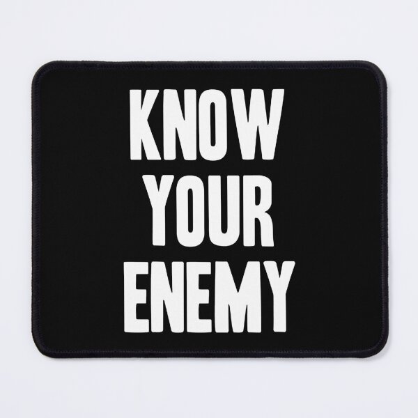 Item preview, Know Your Enemy, white designed and sold by kleeBoutique.