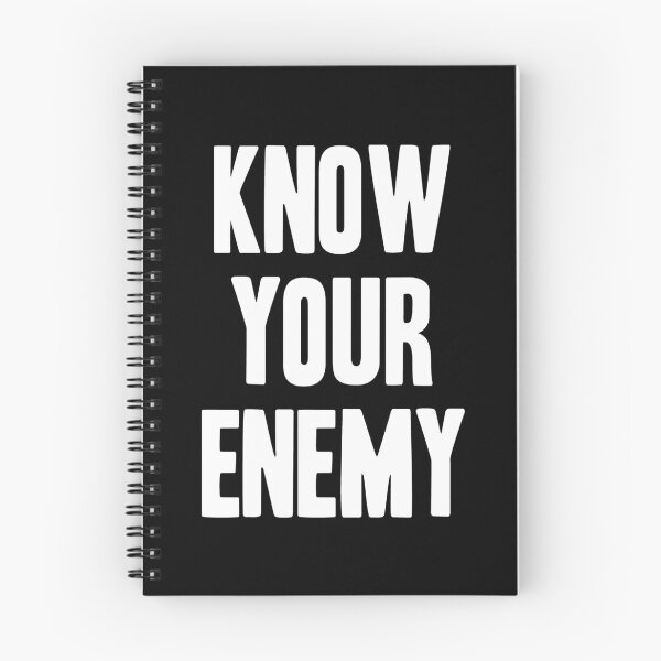 Item preview, Know Your Enemy, white designed and sold by kleeBoutique.