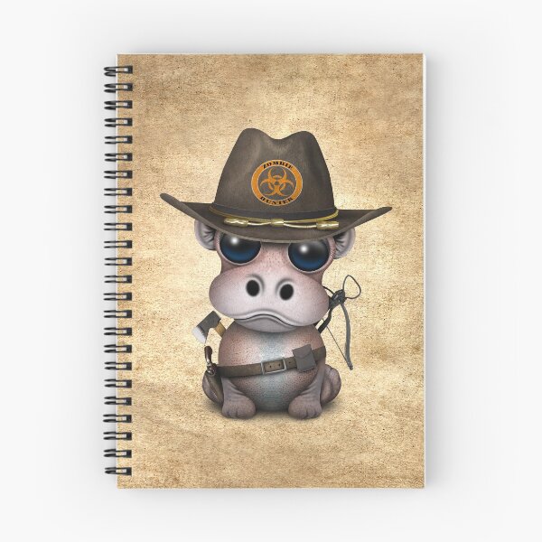 Item preview, Baby Hippo Zombie Hunter designed and sold by JeffBartels.
