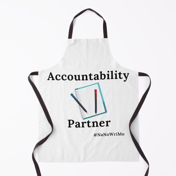 Item preview, Accountability Partner NaNoWriMo - Black Text designed and sold by TheKnightWriter.