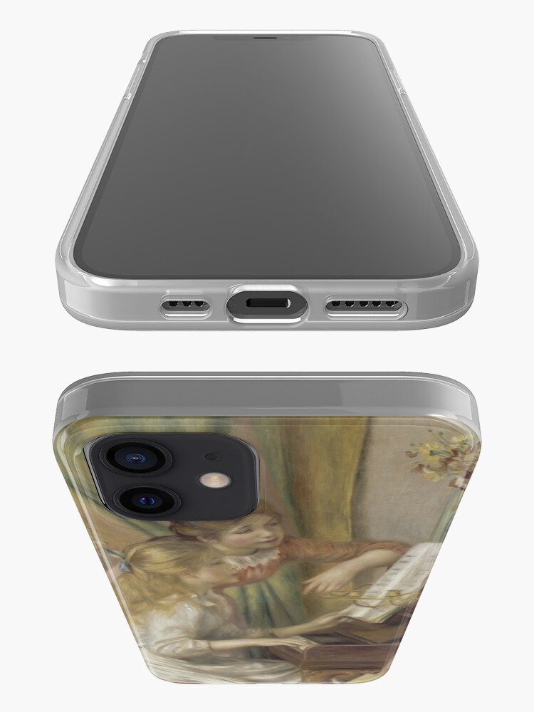 Alternate view of Young Girls at the Piano Oil Painting by Pierre Auguste Renoir iPhone Case & Cover
