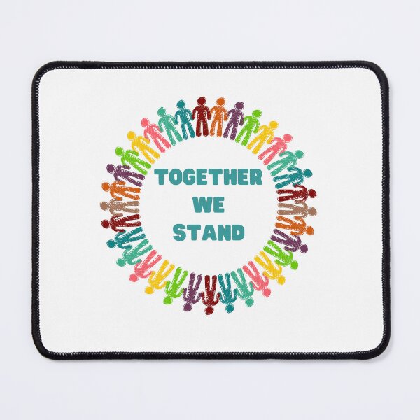 Item preview, Human Chain-colorful-Together we stand- sweatshirts and hoodies designed and sold by ZoesAttic.