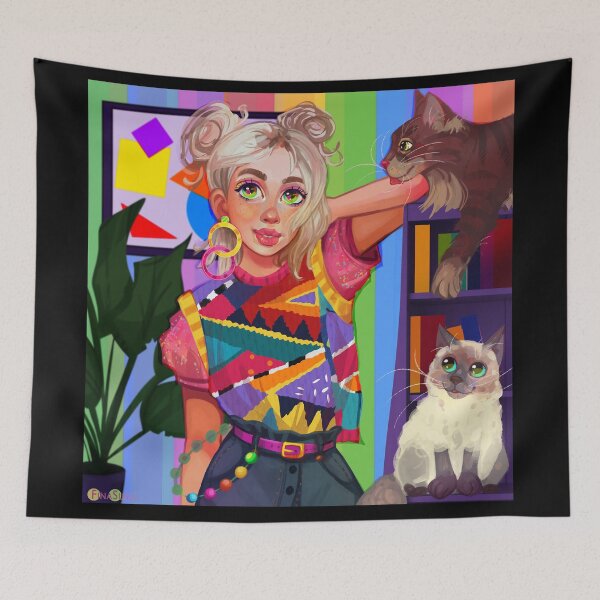 Item preview, Happy room of cats designed and sold by FinaSusu.