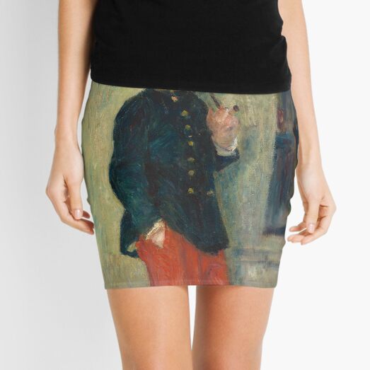 The Young Soldier oil Painting by Auguste Renoir Mini Skirt