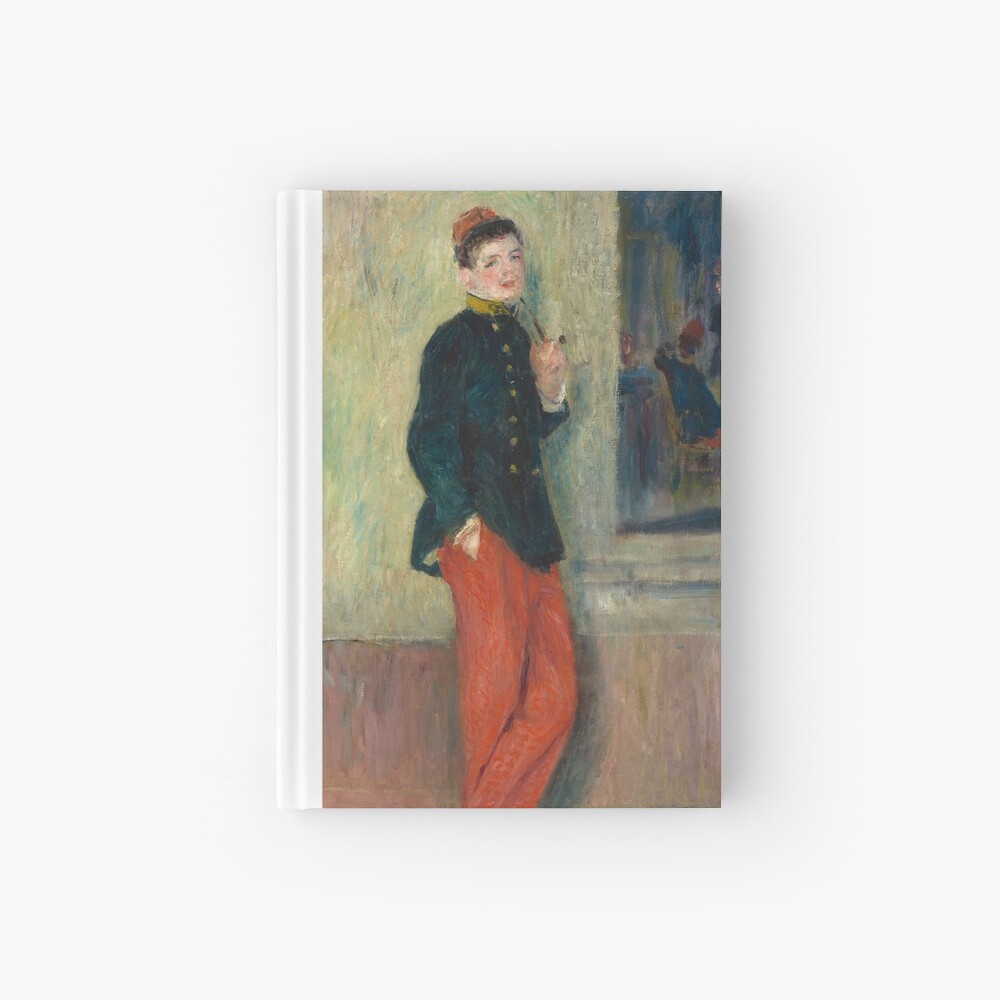The Young Soldier oil Painting by Auguste Renoir Hardcover Journal