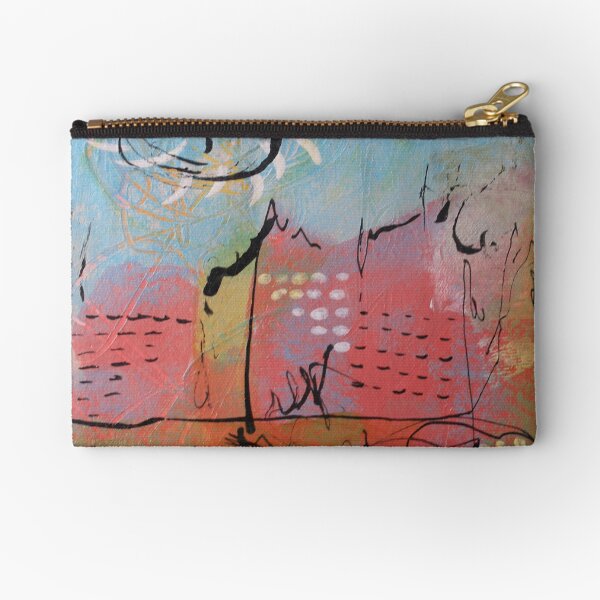 Pink City Zipper Pouch