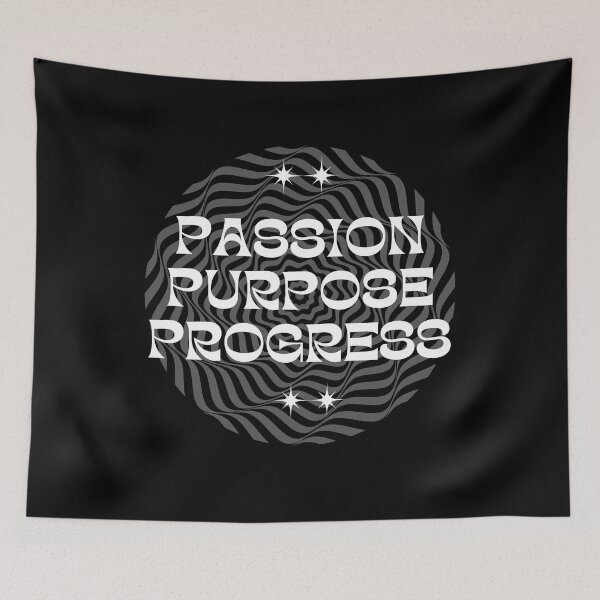 Item preview, Passion Purpose Progress- Motivational Quotes designed and sold by House-Of-Pinto.